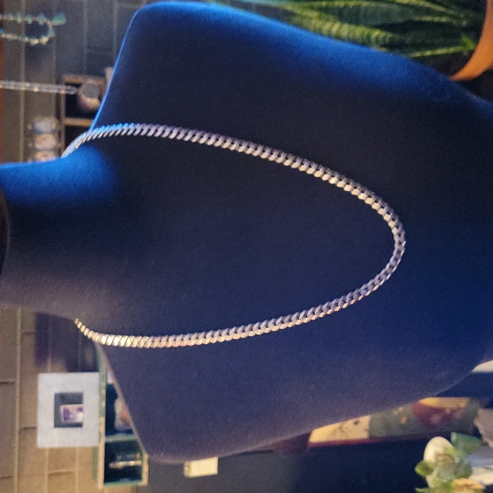 Sterling silver link necklace